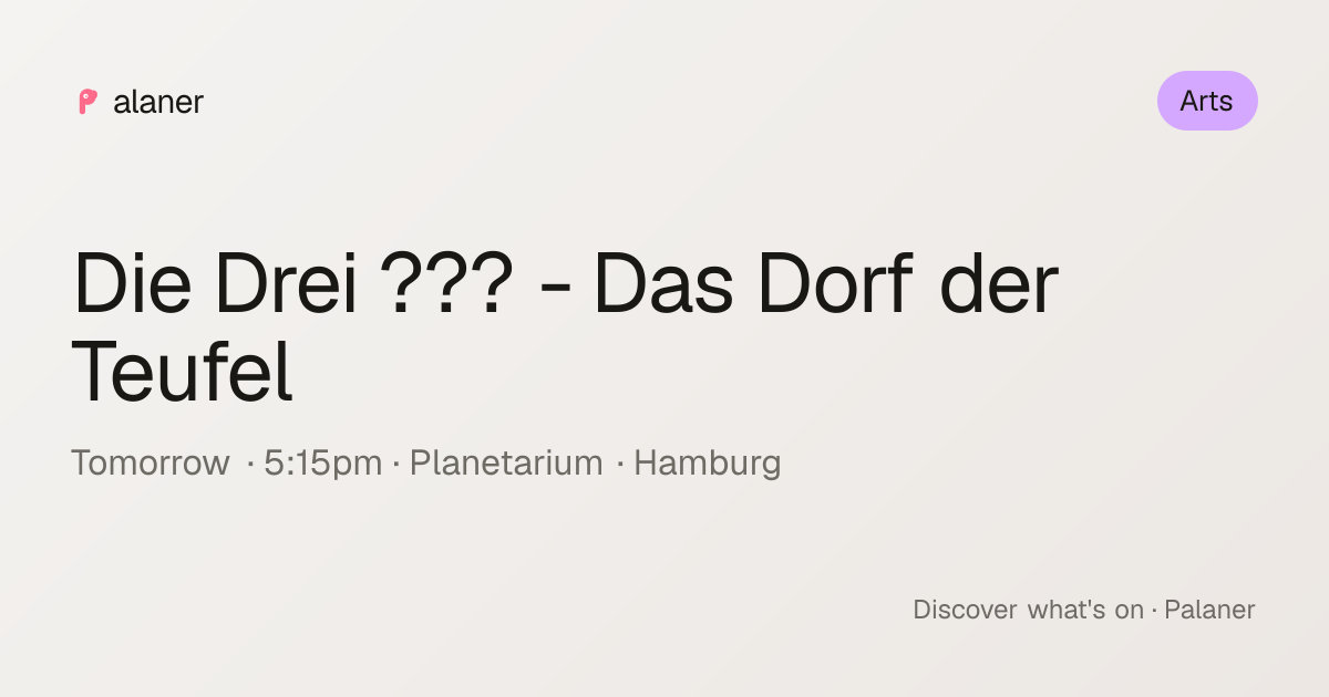 Die Drei ??? - Das Dorf der Teufel